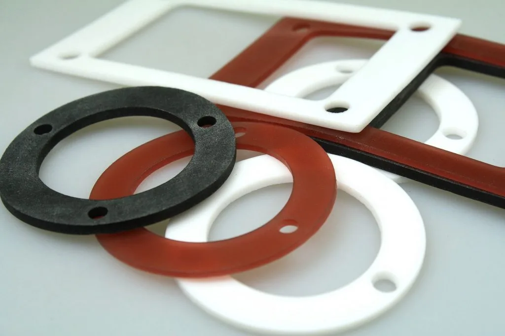 Digital knife gaskets and flexible materials
