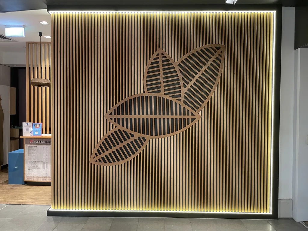 CNC routed shopfitting panels