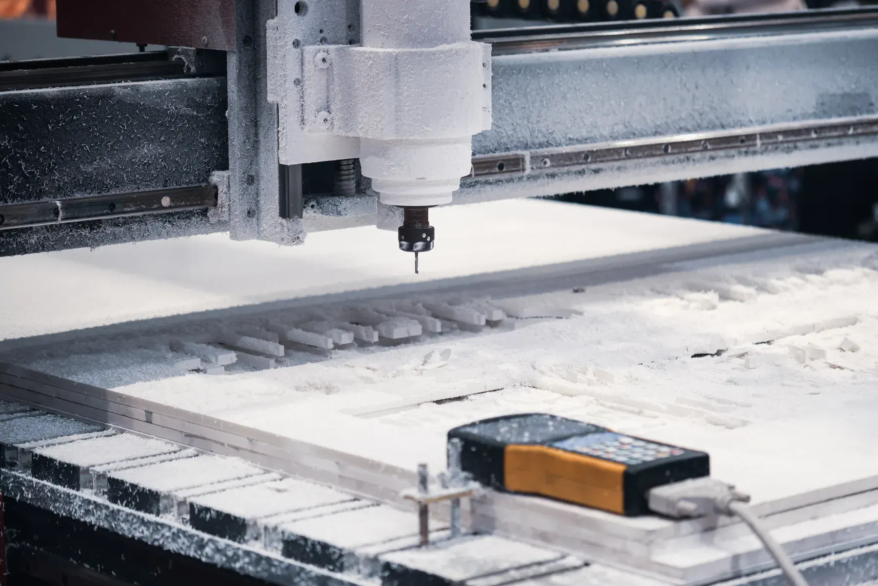 CNC router in the workshop