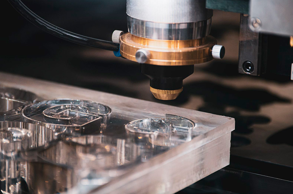 CO₂ Laser cutting process